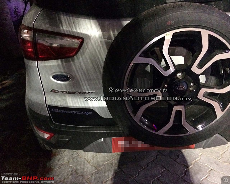 Ford EcoSport Signature edition spotted. EDIT: Launched at Rs. 10.40 lakhs-fordecosportsignatureeditionspotted.jpg