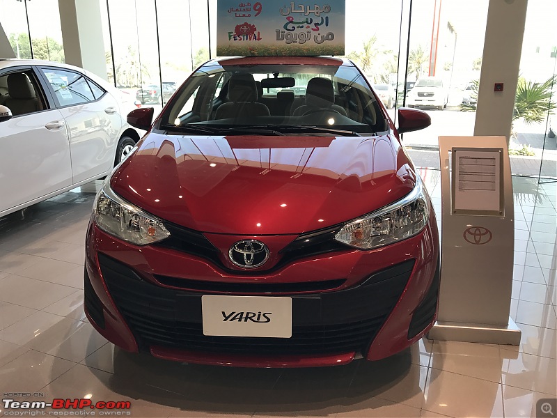 The Toyota Yaris. EDIT: Prices start at Rs. 8.75 lakh-img_4133.jpg