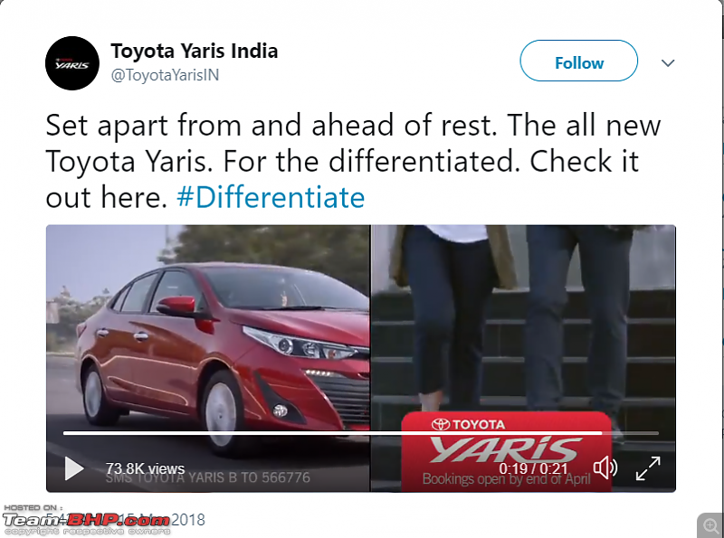 The Toyota Yaris. EDIT: Prices start at Rs. 8.75 lakh-yaris.png