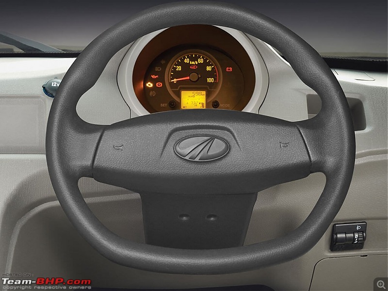 The best stock steering wheel among Indian cars-mahindrajeetominivansteeringwheel.jpg