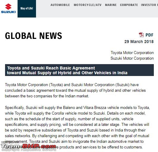 Toyota & Suzuki to supply cars to each other in India-su.jpg