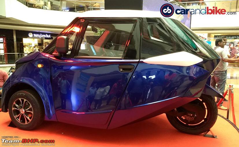 Strom Motors unveils the Strom R3 electric car in India - Team-BHP