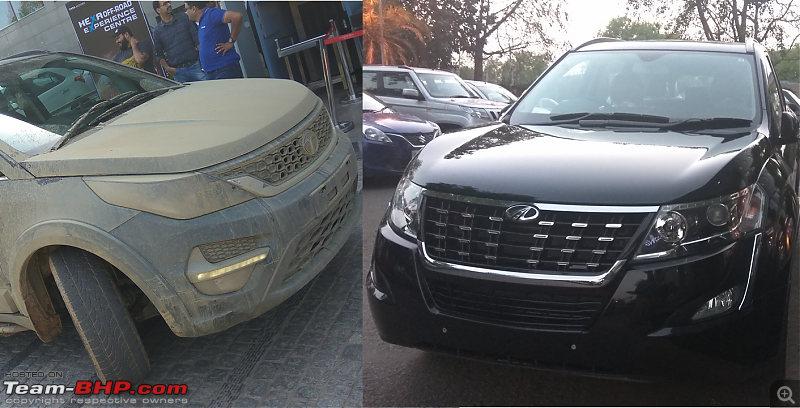 Mahindra XUV500 facelift coming, to get power hike. EDIT: Now launched @ Rs 12.32 lakhs-hexa-vs-xuv.png