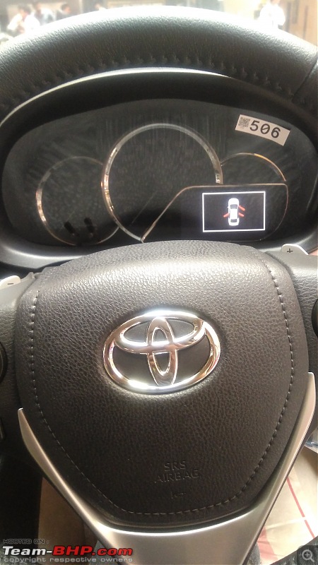 The Toyota Yaris. EDIT: Prices start at Rs. 8.75 lakh-img_20180421_123905_903.jpg