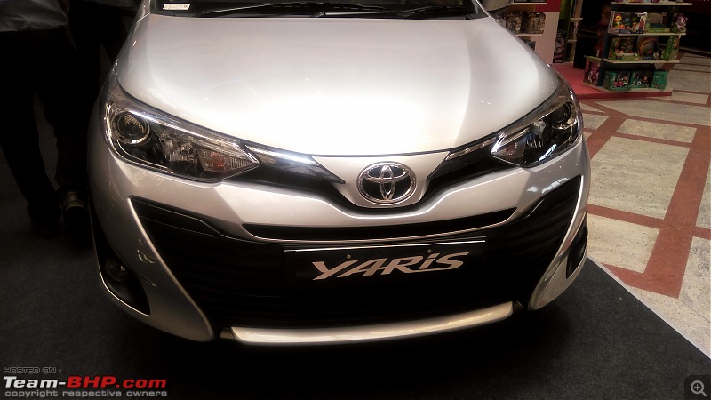 The Toyota Yaris. EDIT: Prices start at Rs. 8.75 lakh-img_20180421_130657_128.jpg