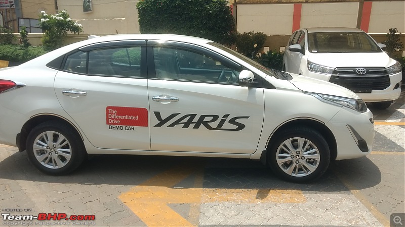The Toyota Yaris. EDIT: Prices start at Rs. 8.75 lakh-testdrivecar.jpg