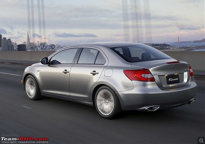 Kizashi partly revealed-Can Maruti (suzuki) pull it off in the D-segment?-suzuki-kizashi-rear.jpg