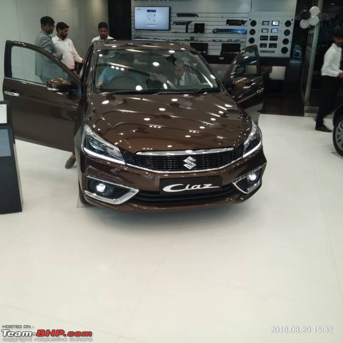 The Maruti Ciaz Facelift. EDIT: Now launched at ₹ 8.19 lakhs-img20180820wa0066.jpg