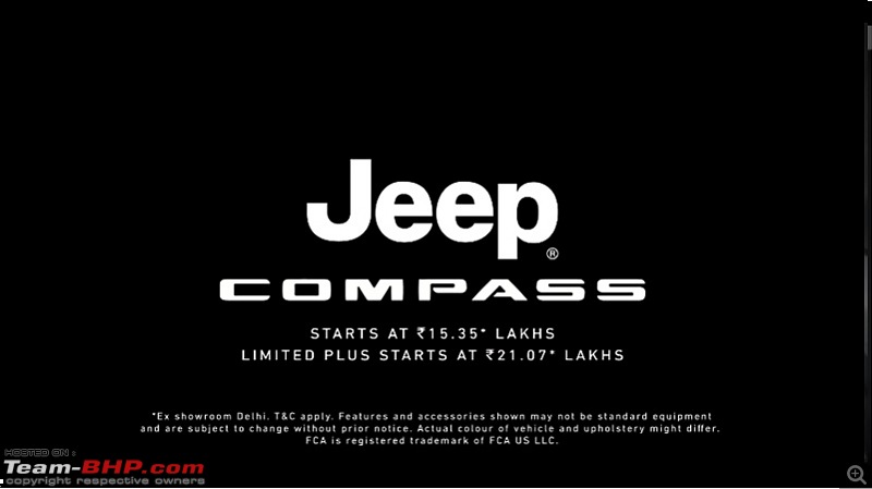 The Jeep Compass Limited Plus. EDIT: Launched at Rs 21.07 lakhs-11.jpg