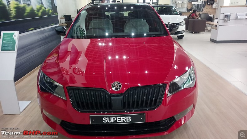 The Skoda Superb Sportline variant! EDIT: Launched at Rs 28.99 lakhs-img20181012wa0015.jpg