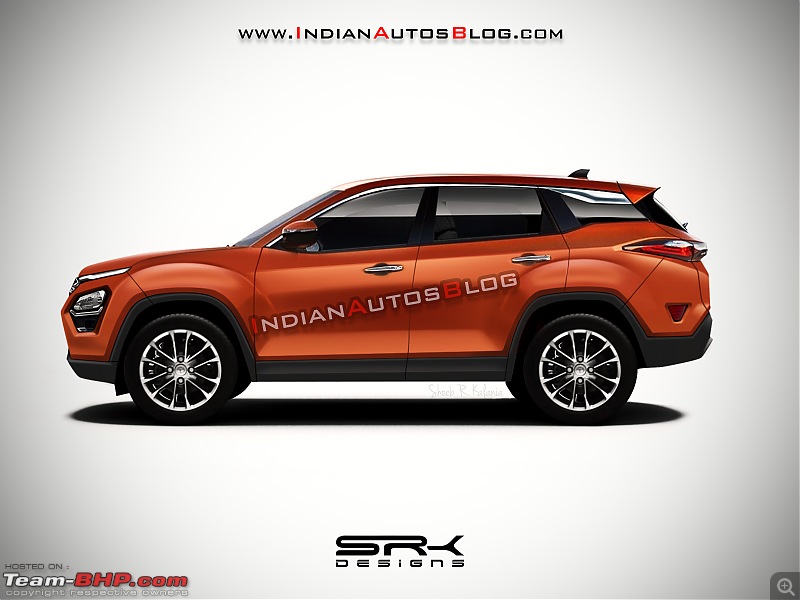 Tata H5X Concept @ Auto Expo 2018. Named Tata Harrier! EDIT: Launched @ Rs. 12.69 lakhs-tataharrierorangerenderingde94.jpg