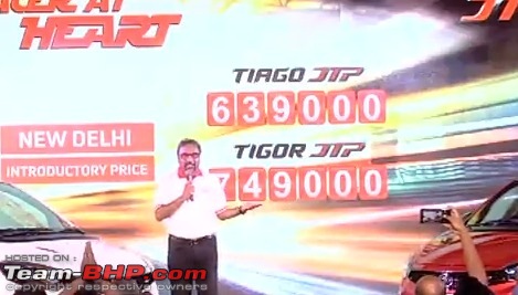 The Tata Tigor JTP & Tiago JTP. EDIT: Launched at Rs 6.39 - 7.49 lakhs-img20181026wa0072.jpg
