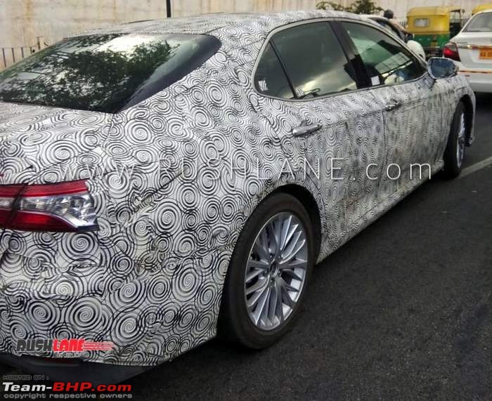 Next-gen Toyota Camry spotted testing in India EDIT: Launched at Rs. 36.95 lakhs-newtoyotacamryindiaspyshotslaunch5.jpg