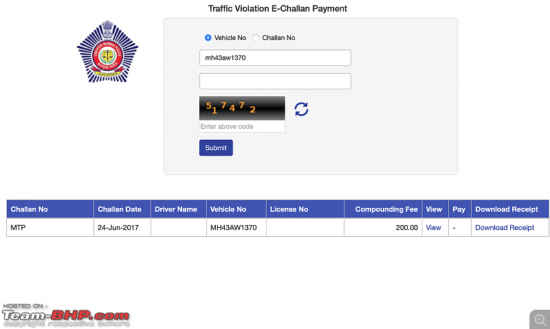 Mumbai Police's eChallans System for Traffic Violations. EDIT: Now Maharashtra-wide-screenshot-20181107-11.29.36-am.png