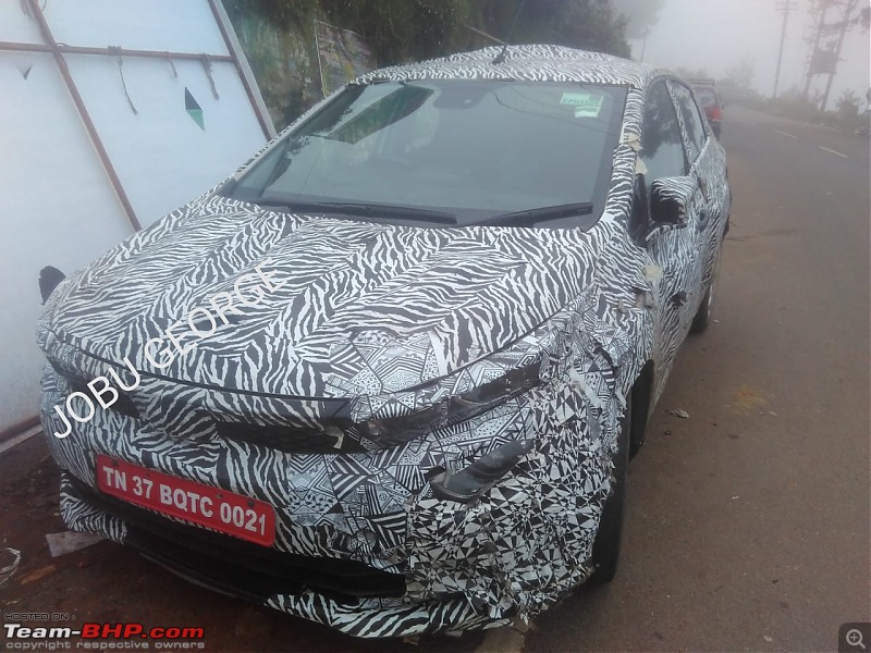 Tata developing a premium hatchback, the Altroz. Edit: Launched at 5.29 lakh.-tata45xfrontthreequartersspyphoto82ec.jpeg