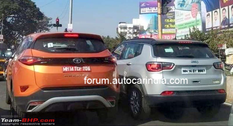 Tata H5X Concept @ Auto Expo 2018. Named Tata Harrier! EDIT: Launched @ Rs. 12.69 lakhs-tataharriervsjeepcompasssize4.jpg