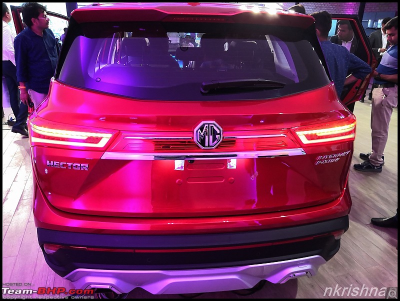MG India's first SUV named Hector. Edit: Launched @ 12.18L-8.jpg