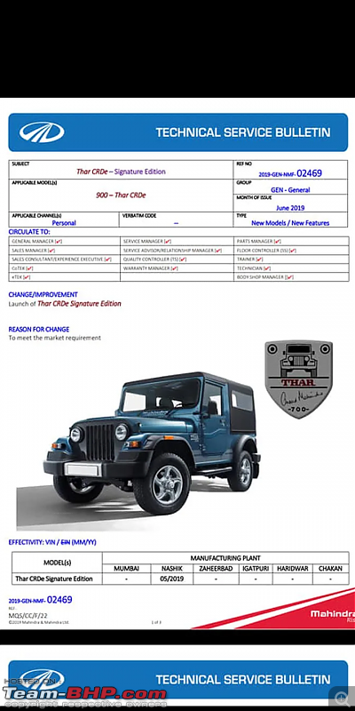 Mahindra Thar Signature Edition on cards. Edit: Launched at 9.99L-screenshot_20190612180633.png