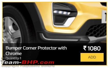 Renault Triber, the Kwid-based MPV. EDIT : Launched at Rs. 4.95 lakhs-bumper-corner-protector-chrome.jpg