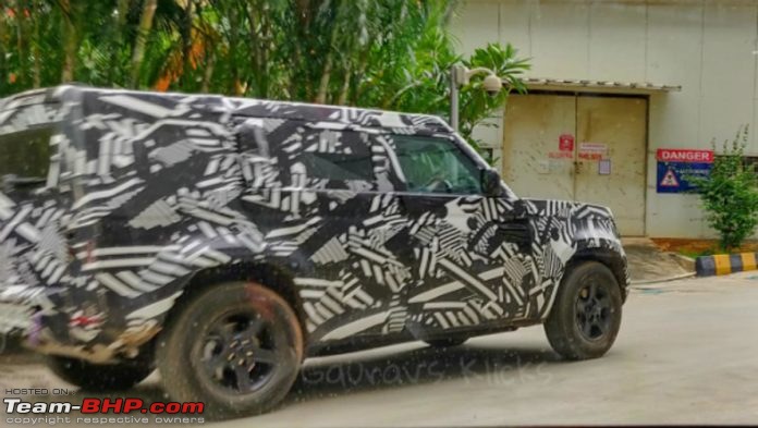 Scoop! Next-gen Land Rover Defender spotted testing in India-2020landroverdefenderspiedtestinginindia696x393.jpg