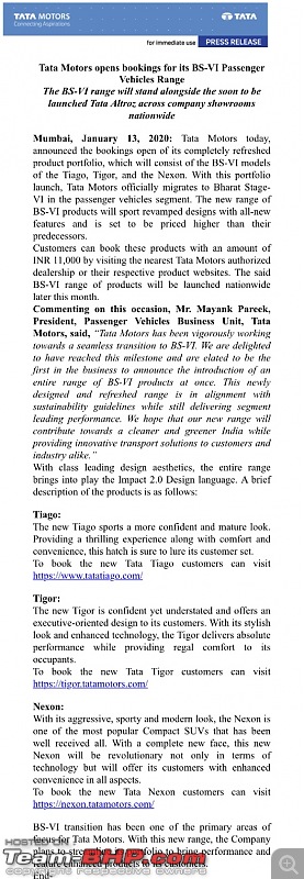 Tata Motors opens bookings for its BS-VI passenger vehicles range-50bde8936d834bd3b2e829eca1c0ad85.jpeg