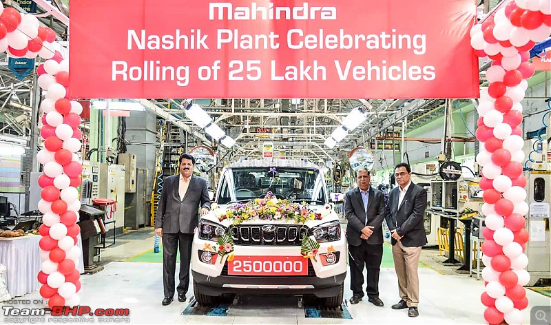 Mahindra's Nashik plant celebrates 25-lakh vehicles milestone-mahindrascorpio25lakhproduction.jpg