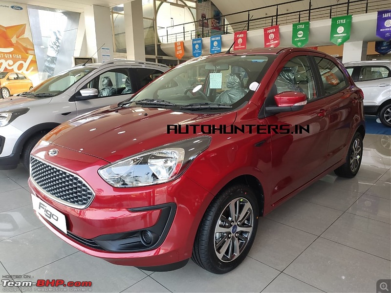 BS6 Ford Figo, Aspire & Freestyle launched-2020figobs6frontthirdred.jpeg