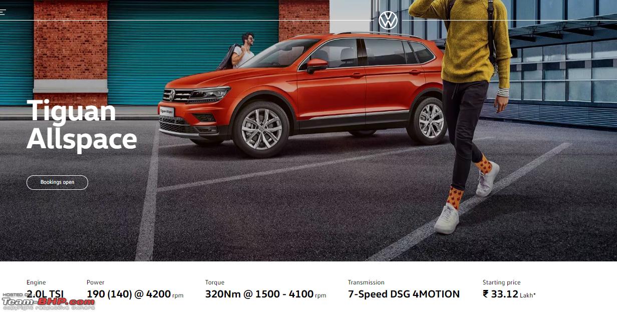 VW Tiguan AllSpace with 3rd-row seating, now launched - Page 5 - Team-BHP