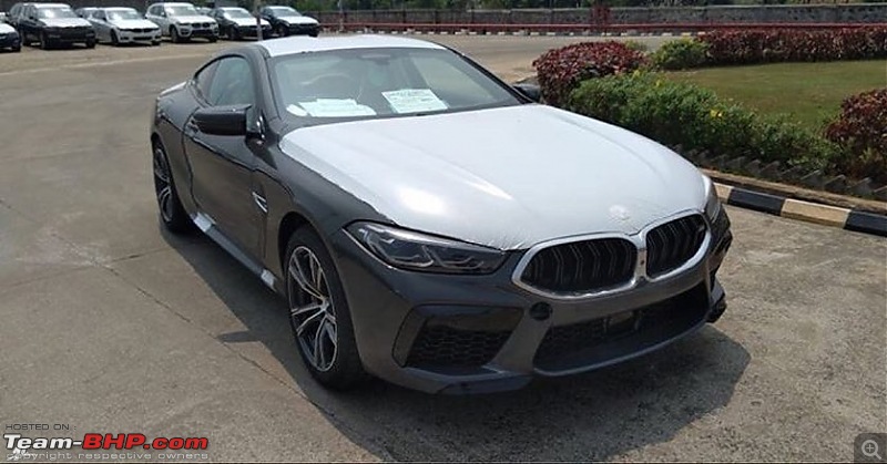 BMW M8 Coupe spied testing in India-bmwm8coupegreyindiade3a.jpg