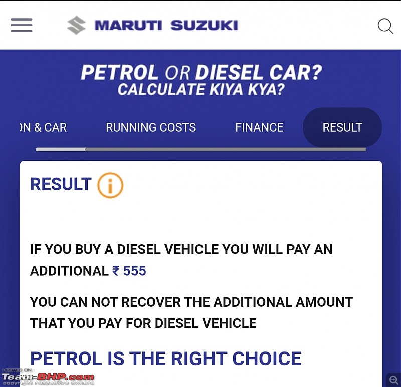 Maruti now says = Diesel car costs can only be recovered after 260,000 km-screenshot_20201029091639_chrome.jpg