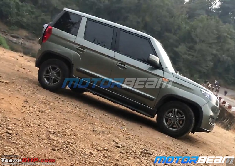 Mahindra TUV300 facelift spied sans camouflage. EDIT: Launched as Bolero Neo at Rs. 8.48 lakhs-mahindraboleroneoside.jpg