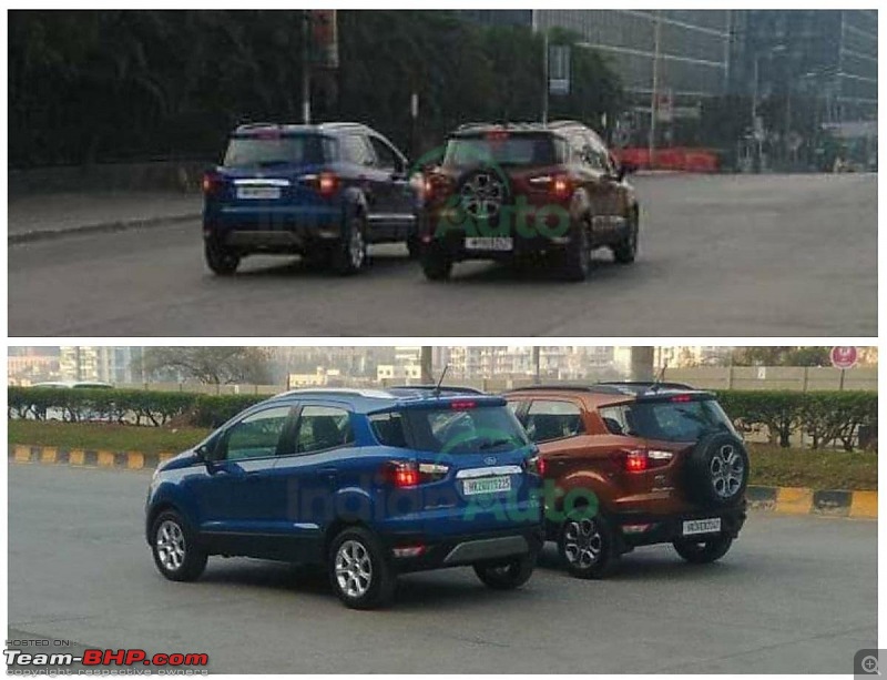 Ford EcoSport SE variant dealer dispatches begin; no tailgate-mounted spare-fordecosportsespiedrear3quarterdb08_wm.jpg