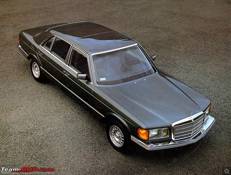 How car models are growing bigger & bigger with each new generation-1981mercedesbenzsclass-2ndgen.jpg