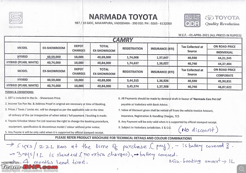 Booked a Toyota Camry | Strange booking experience-quotation.jpg