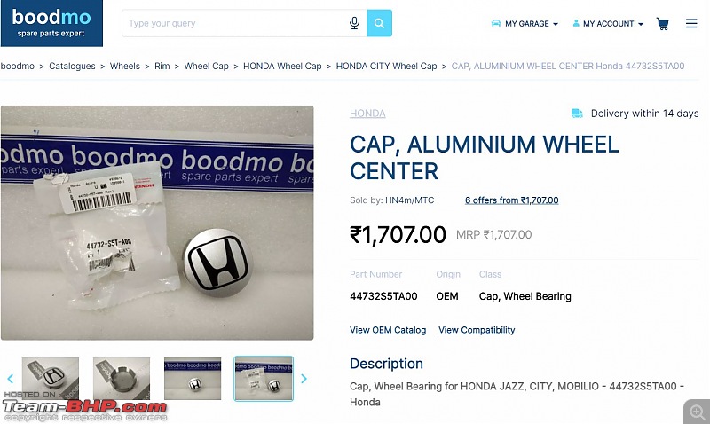 Daylight robbery by Toyota | Some Glanza parts are priced 10x over Baleno's-honda-wheel-cap.jpg