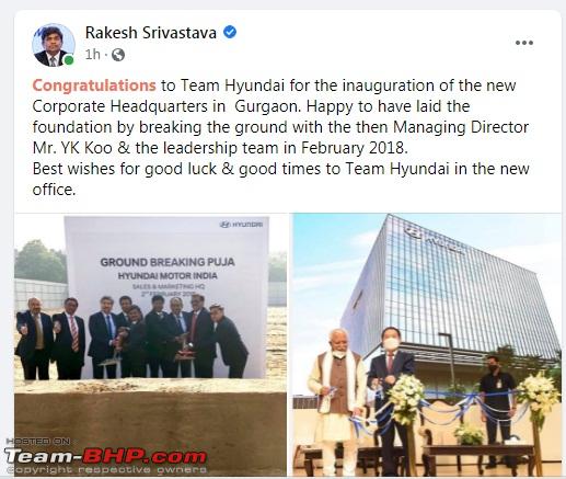 Hyundai inaugurates new corporate headquarters in Gurgaon - Team-BHP