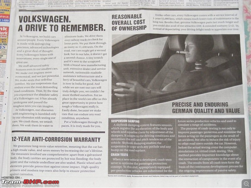 Times of India? Nope, VW of India. EDIT: Vibrating ad on 11 Sept 2012 (Pg 26)-dscf7010.jpg