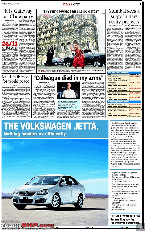 Times of India? Nope, VW of India. EDIT: Vibrating ad on 11 Sept 2012 (Pg 26)-toi-3.jpg