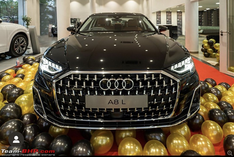2022 Audi A8 teased ahead of its India launch. EDIT: Launched at Rs. 1.29 crore-b751c11303d6401d9bf94dd8b114ebfe.jpeg