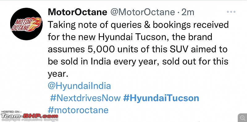 4th-Gen Hyundai Tucson spotted testing in India. EDIT: Launched at Rs. 27.70 lakh-2c9139c845ee493f8f2ca9f5418151d6.jpeg