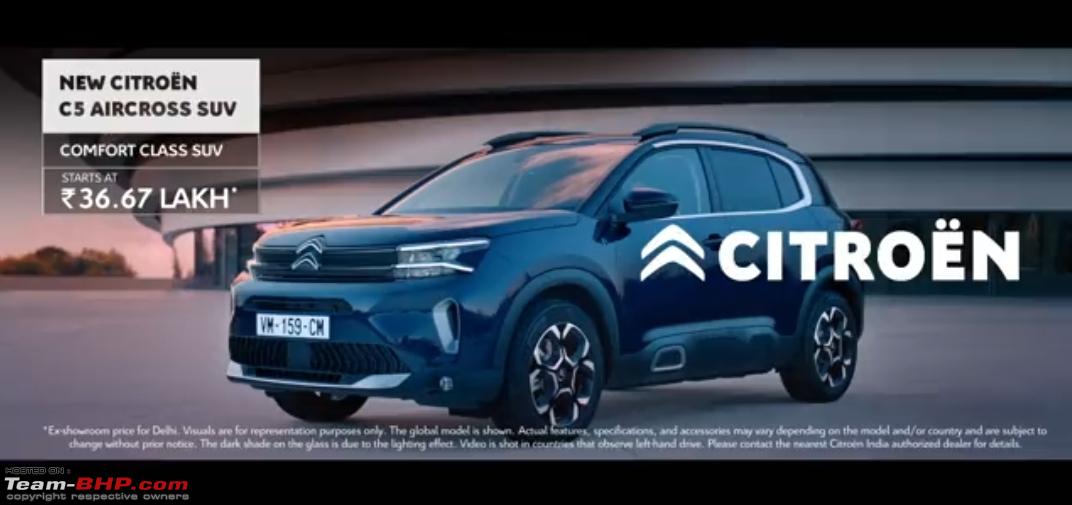 Facelifted Citroen C5 Aircross To Launch Here On September 7