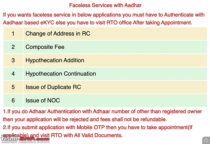 Address change in Car Registration Documents - Page 2 - Team-BHP