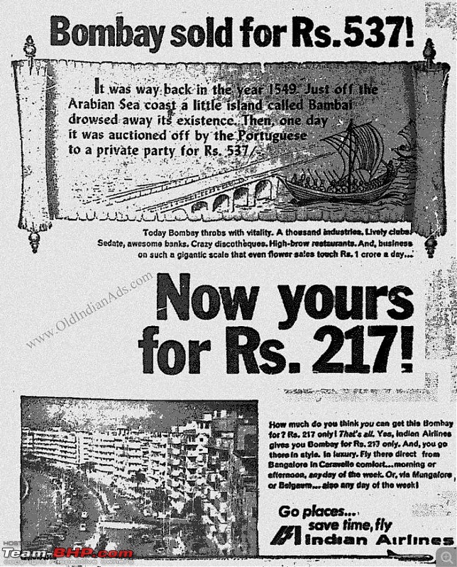 Ads from the '90s - The decade that changed the Indian automotive industry-1970-indian-airlines-bombay-flights-.jpg
