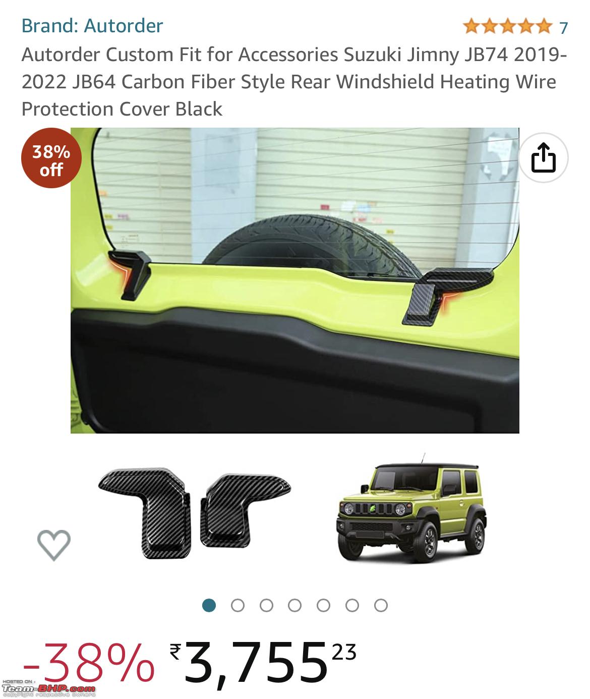  Autorder Custom Fit for Accessories Suzuki Jimny 2019