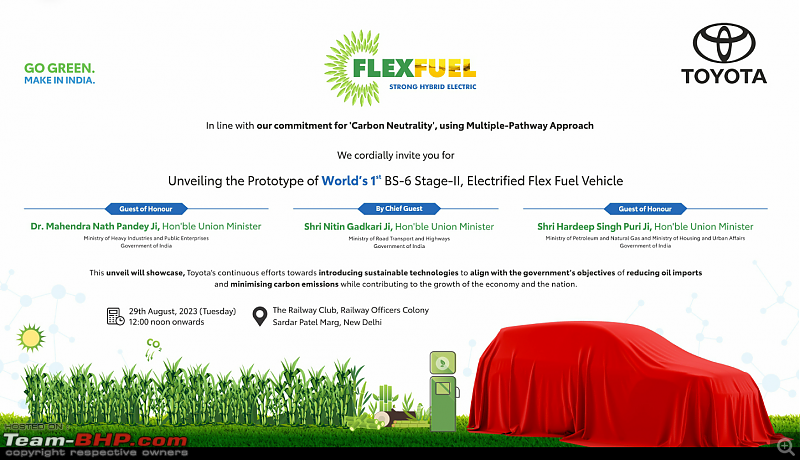 Toyota to unveil India's 1st flex-fuel car. EDIT: Flex fuel Toyota Corolla Altis Hybrid showcased-screenshot-20230828-220738.png