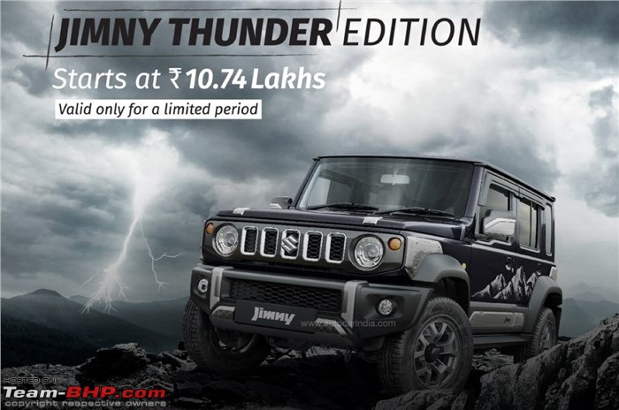 Maruti Jimny Thunder Edition launched at Rs 10.74 lakh | Jimny is 2-lakh rupees cheaper now-20231201050505_jimny-thunder-edition.jpeg