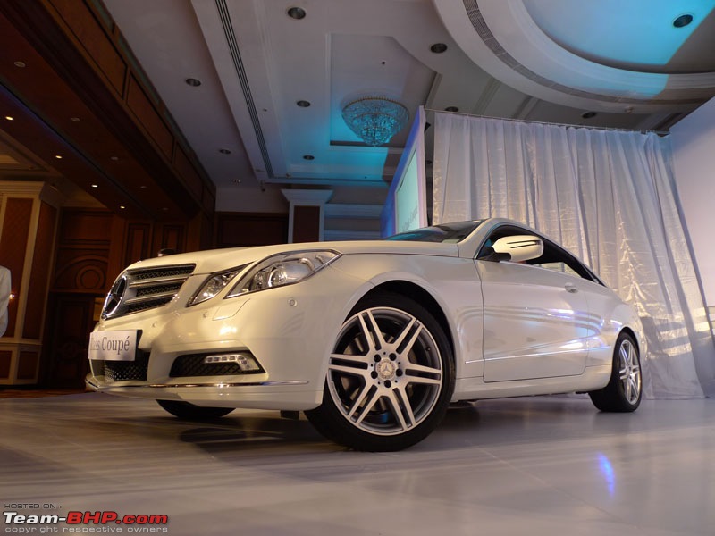 Pics and Report: Mercedes Benz E Coupe launch in Mumbai-car4.jpg