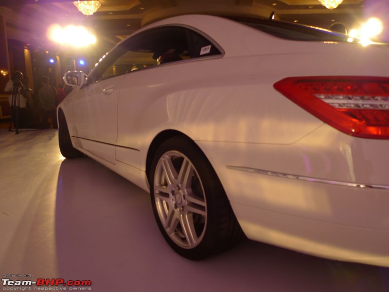 Pics and Report: Mercedes Benz E Coupe launch in Mumbai-car5.jpg