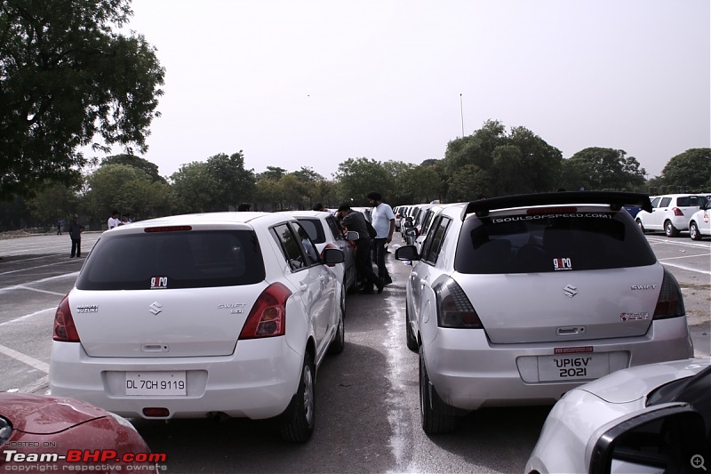 Maruti Swift trying to set a Guinness Record. Edit: Badly Organized. Details on Pg 4-_mg_3196.jpg