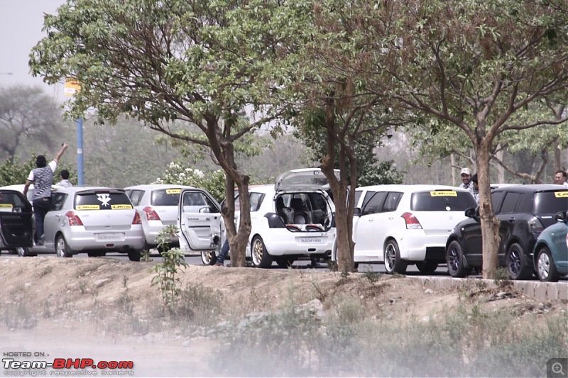 Maruti Swift trying to set a Guinness Record. Edit: Badly Organized. Details on Pg 4-_mg_3285.jpg